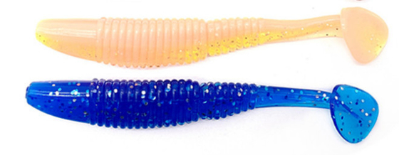 Señuelo de pesca blando de plástico con cola en T de 12 cm y 8,6 g proveedor