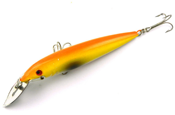 14cm 16.2g acción de lengua metálica buceo multi colores señuelo de pesca de plástico duro proveedor