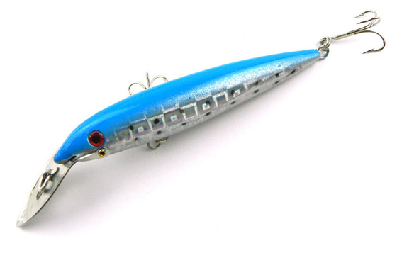 14cm 16.2g acción de lengua metálica buceo multi colores señuelo de pesca de plástico duro proveedor